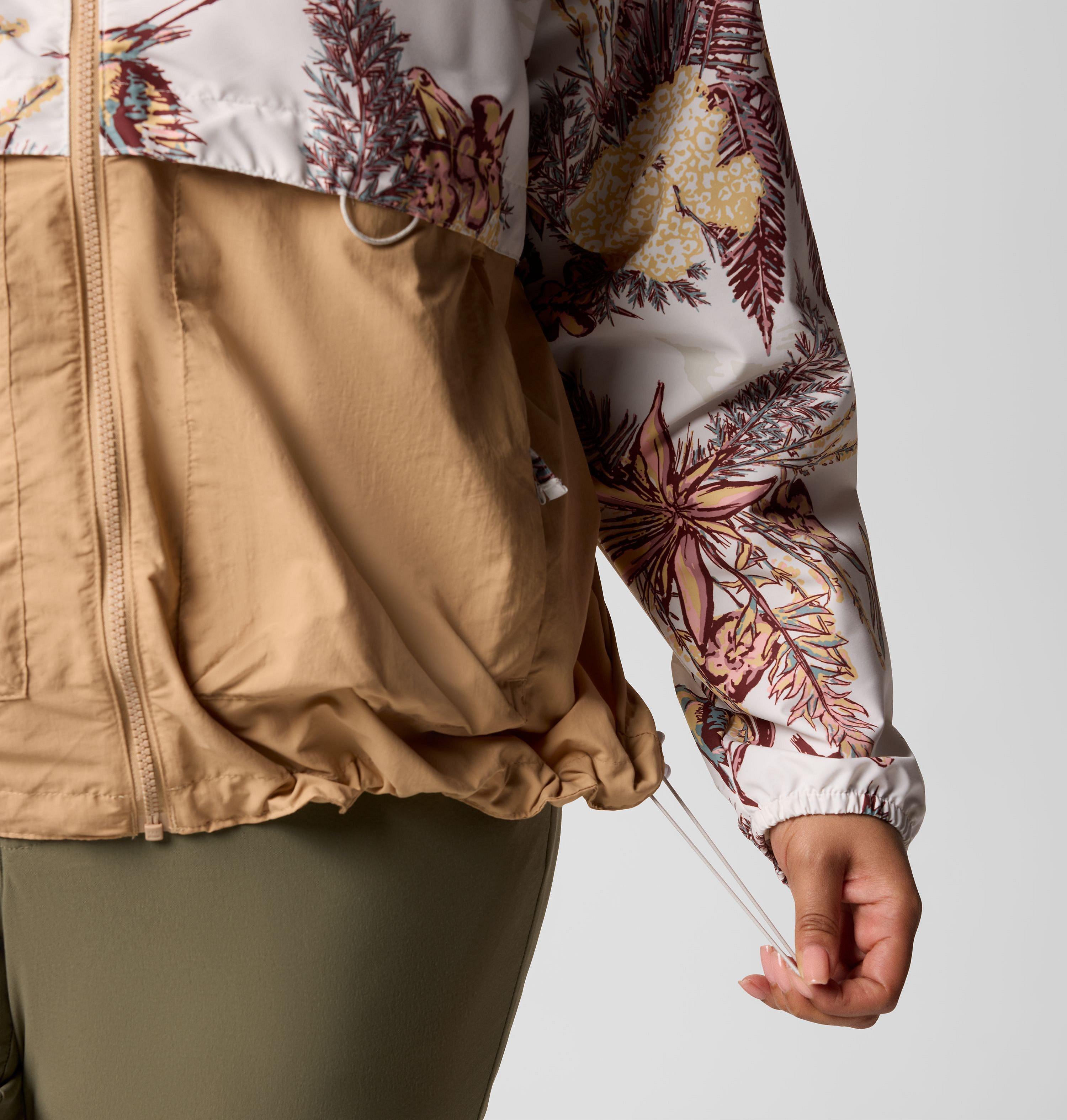 Women's Spire Valley Printed Windbreaker - Plus Size 6