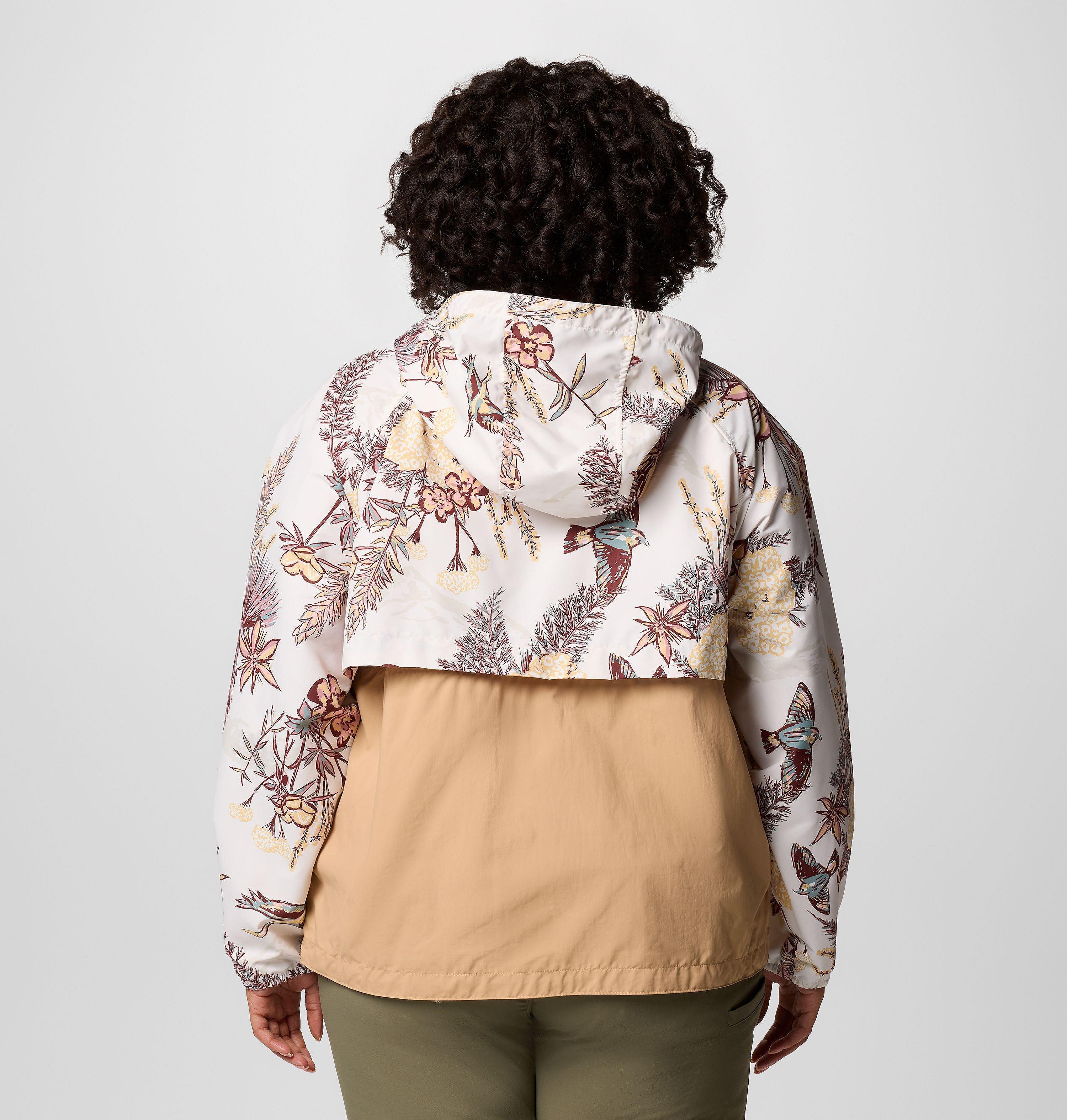Women's Spire Valley Printed Windbreaker - Plus Size 2