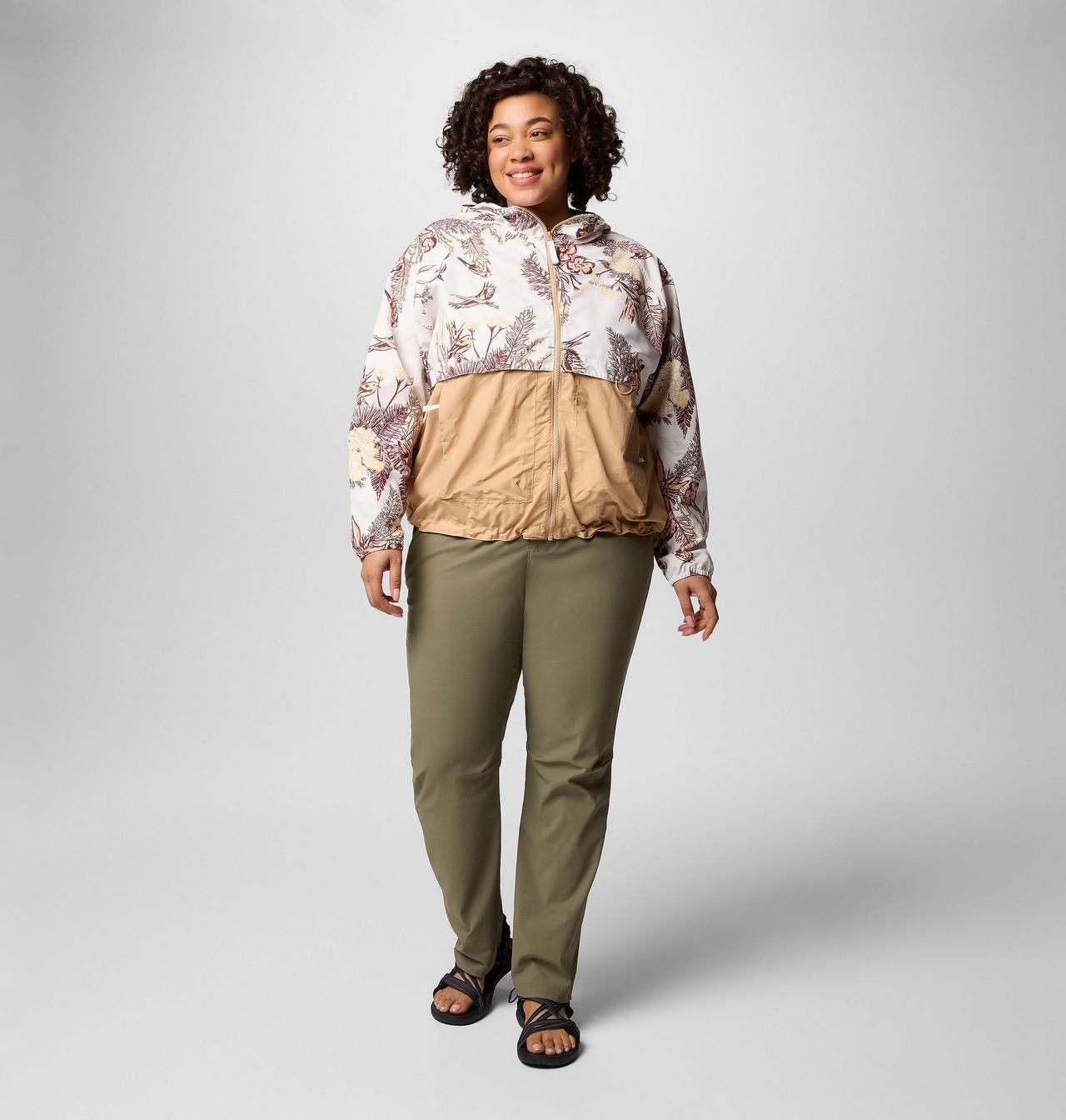 Women's Spire Valley™ Printed Windbreaker - Plus Size 8