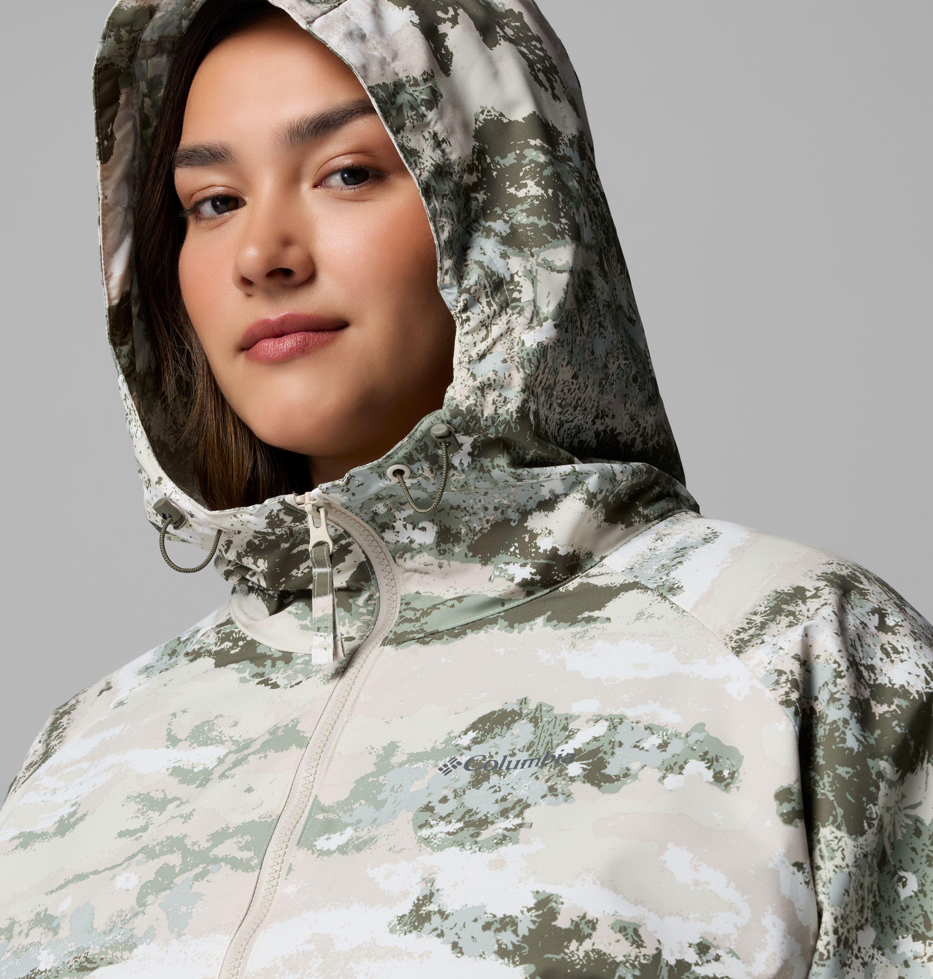 Women's Spire Valley Printed Windbreaker - Plus Size 6