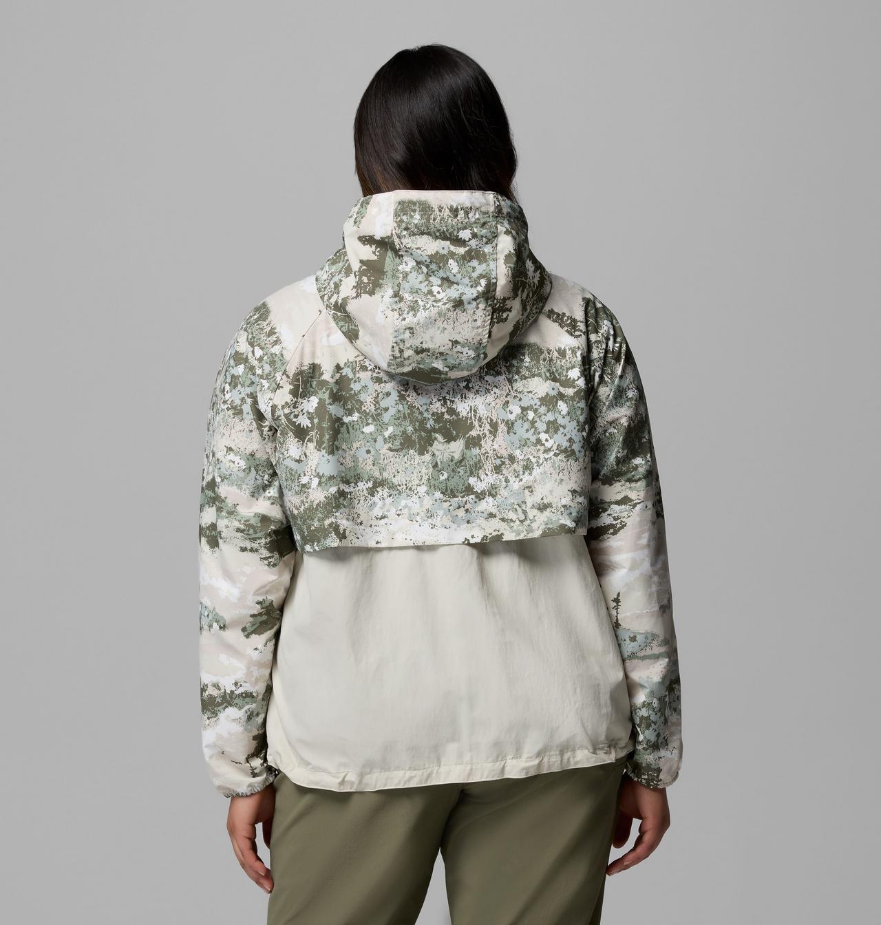 Women's Spire Valley™ Printed Windbreaker - Plus Size | 349 | 2X 3
