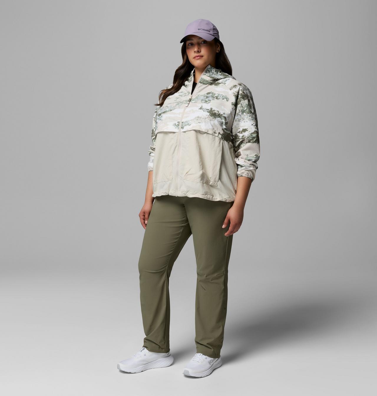 Women's Spire Valley™ Printed Windbreaker - Plus Size | 349 | 2X 2