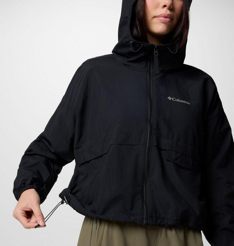 Spire Valley Cropped Windbreaker, Color: Black, image 5