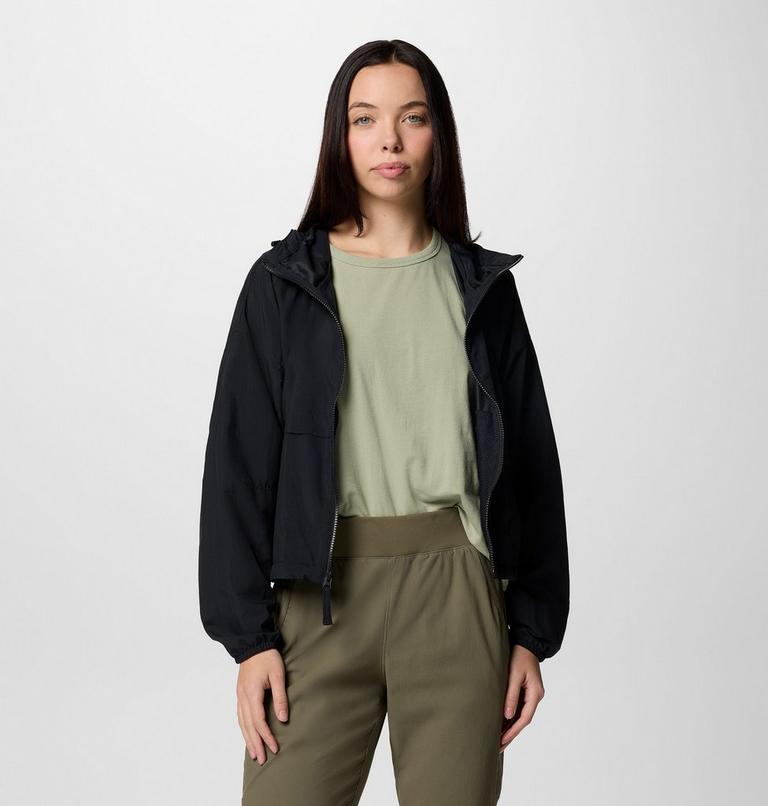 Spire Valley Cropped Windbreaker, Color: Black, image 6
