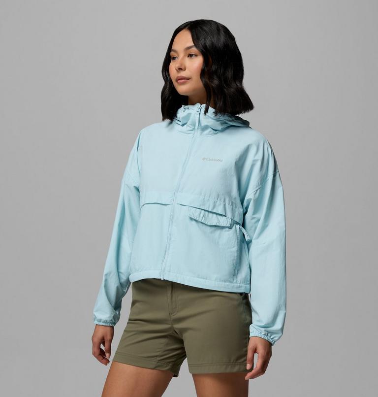 Coupe-vent Court &agrave; Capuche Spire Valley Femme, Color: Marine Light, image 4