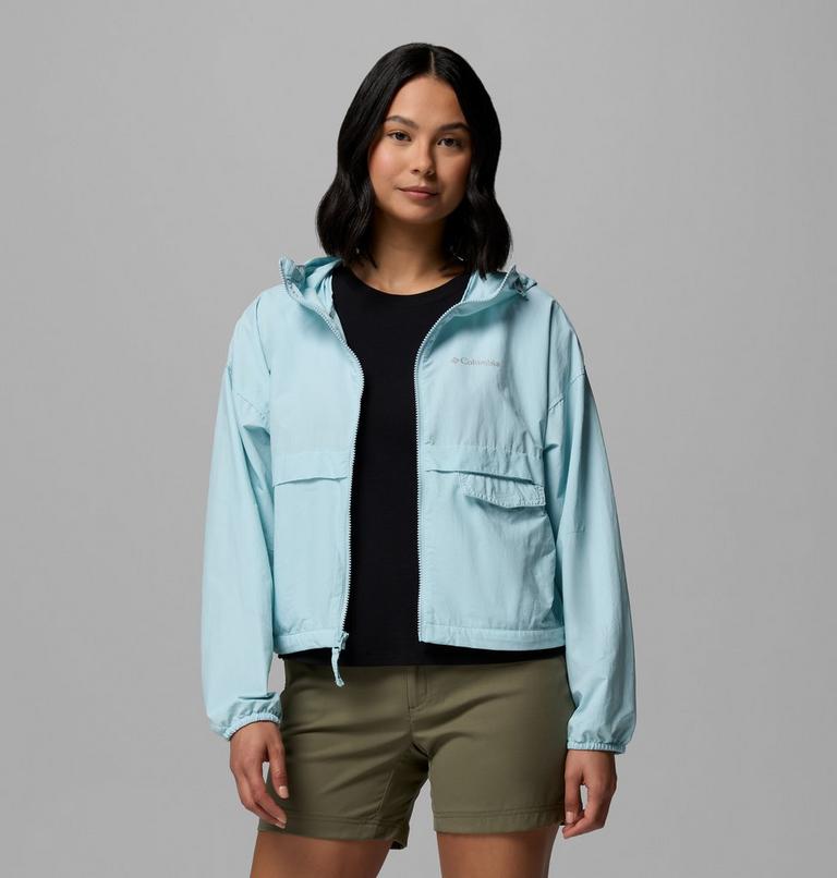 Coupe-vent Court &agrave; Capuche Spire Valley Femme, Color: Marine Light, image 5