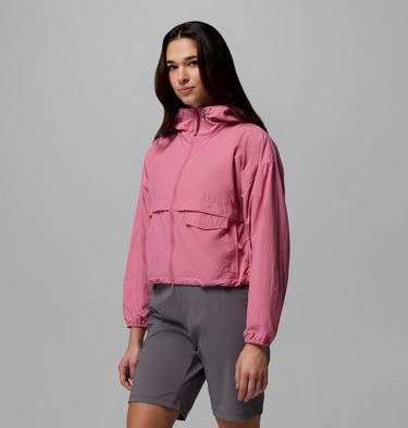 Coupe-vent Court &agrave; Capuche Spire Valley Femme, Color: Rosette, image 4