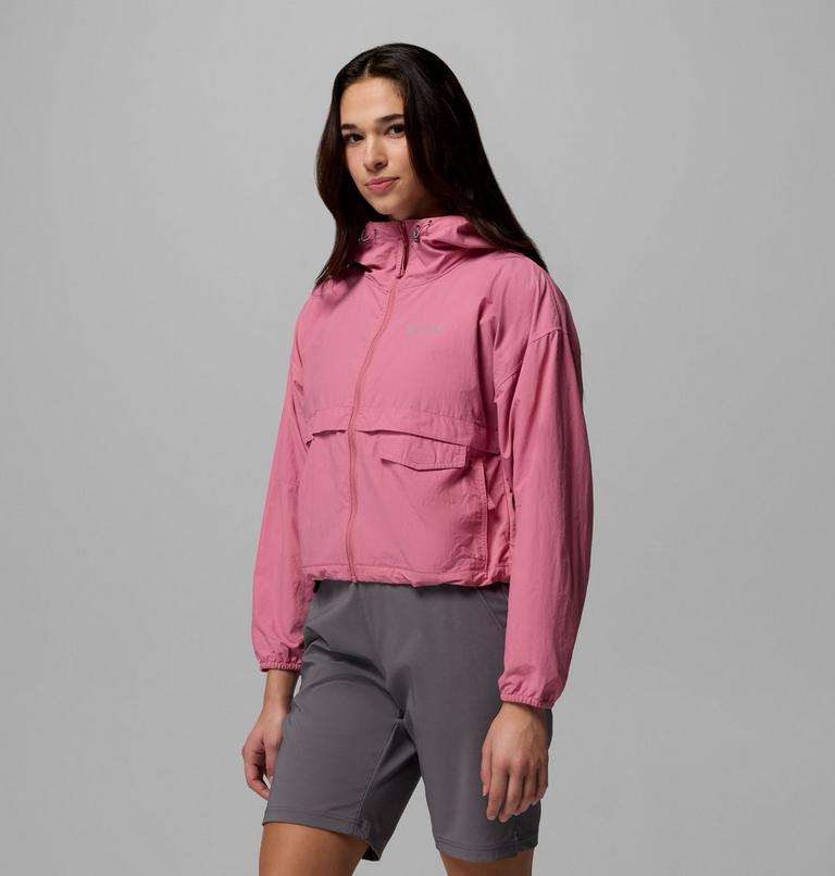 Coupe-vent Court &agrave; Capuche Spire Valley Femme, Color: Rosette, image 4