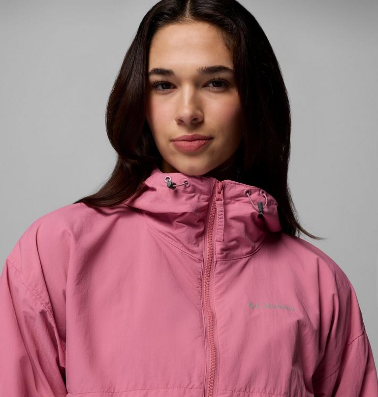 Coupe-vent Court &agrave; Capuche Spire Valley Femme, Color: Rosette, image 6