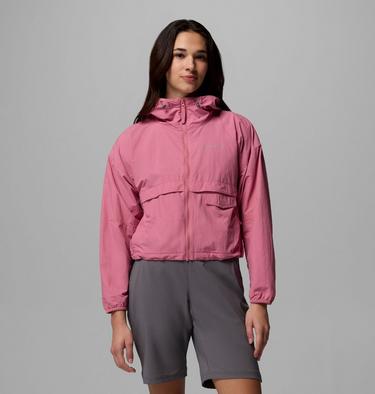 Coupe-vent Court &agrave; Capuche Spire Valley Femme, Color: Rosette, image 1