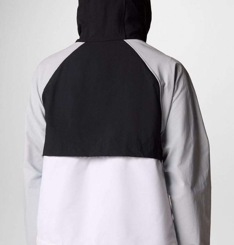 Coupe-vent &agrave; Capuche Spire Valley Femme, Color: White, Black, Cirrus Grey, image 5