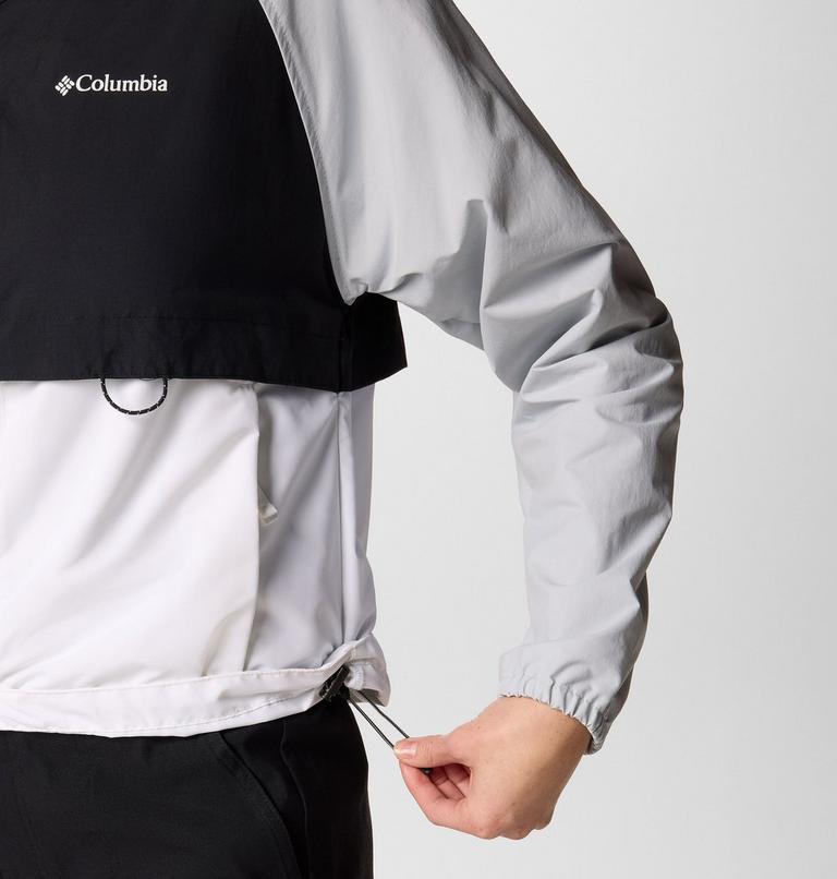 Coupe-vent &agrave; Capuche Spire Valley Femme, Color: White, Black, Cirrus Grey, image 6
