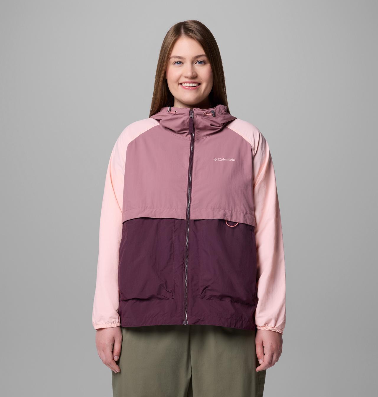 Women's Spire Valley™ Windbreaker - Plus Size | 607 | 3X 1