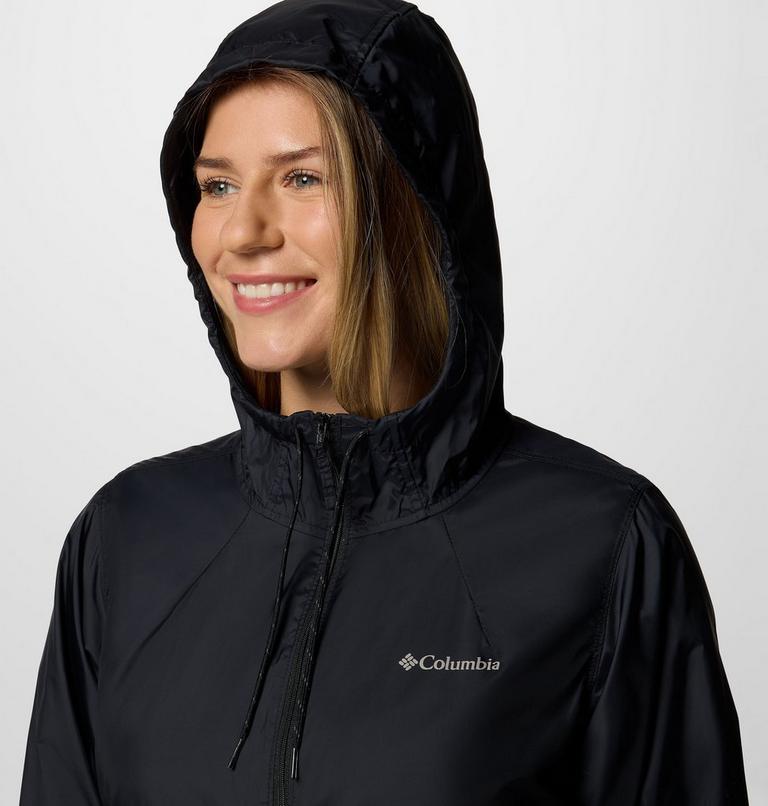 Cortavientos con capucha Flash Forward II para mujer, Color: Black, image 4