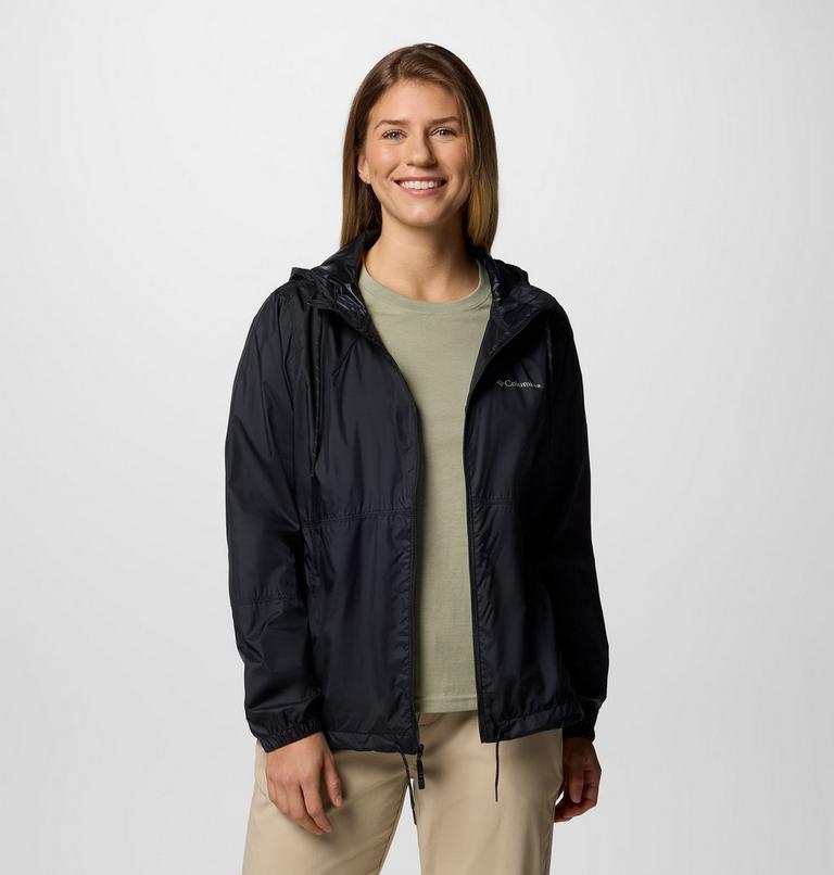 Women's Flash Forward II Hooded Windbreaker, Color: Black, image 6