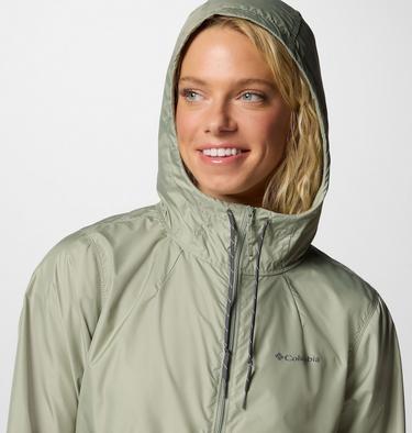 Giacca a vento con cappuccio Flash Forward II da donna, Color: Safari, Stone Green, image 28