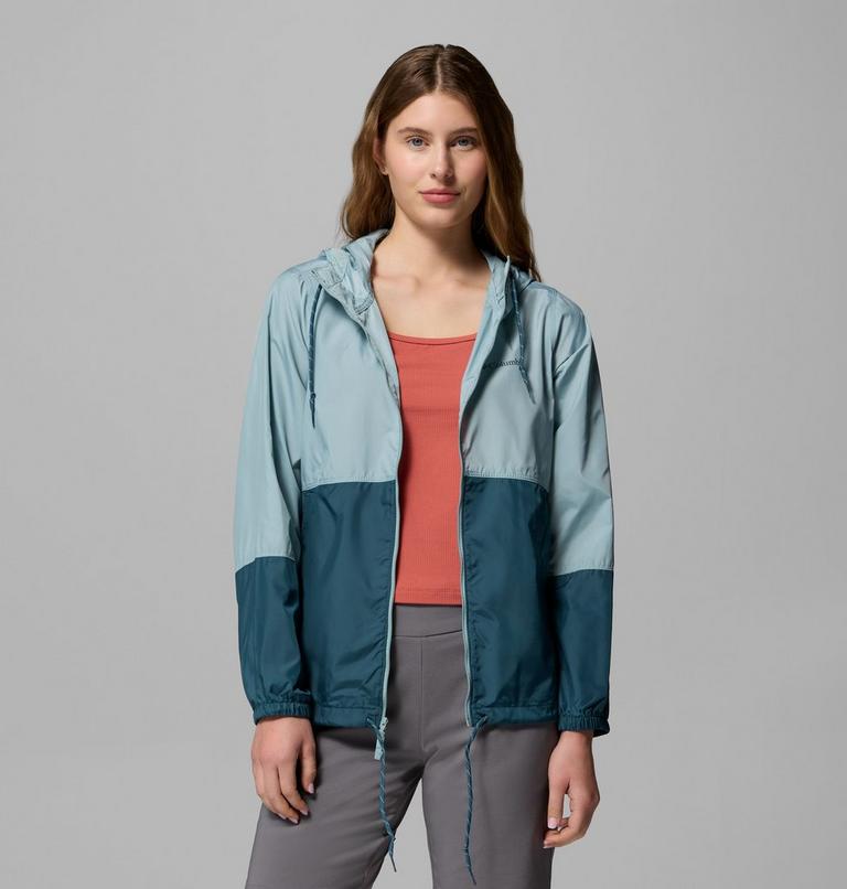 Women's Flash Forward II Hooded Windbreaker, Color: Crushed Blue, Everblue, image 5
