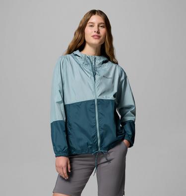 Coupe-vent &agrave; Capuche Flash Forward II Femme, Color: Crushed Blue, Everblue, image 1