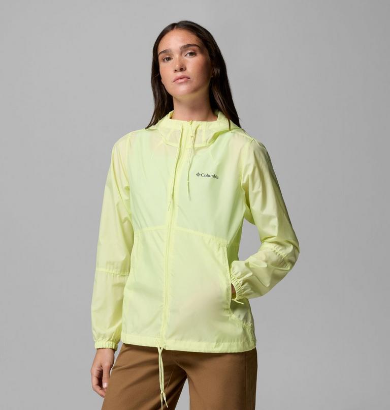 Women's Flash Forward II Hooded Windbreaker, Color: Citron Haze, image 5
