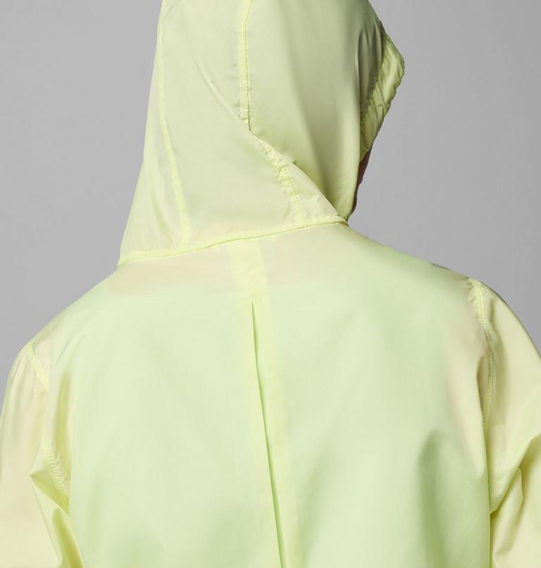 Women's Flash Forward II Hooded Windbreaker, Color: Citron Haze, image 7