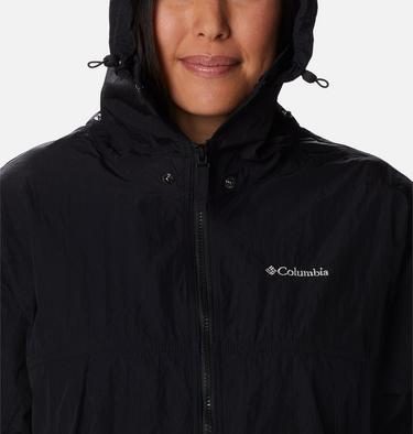 Women's Paracutie II Hooded Windbreaker, Color: Black, image 12