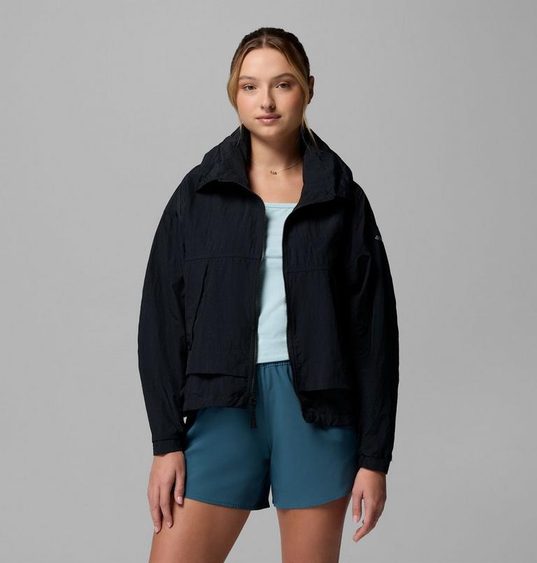 Women's Paracutie II Hooded Windbreaker, Color: Black, image 5