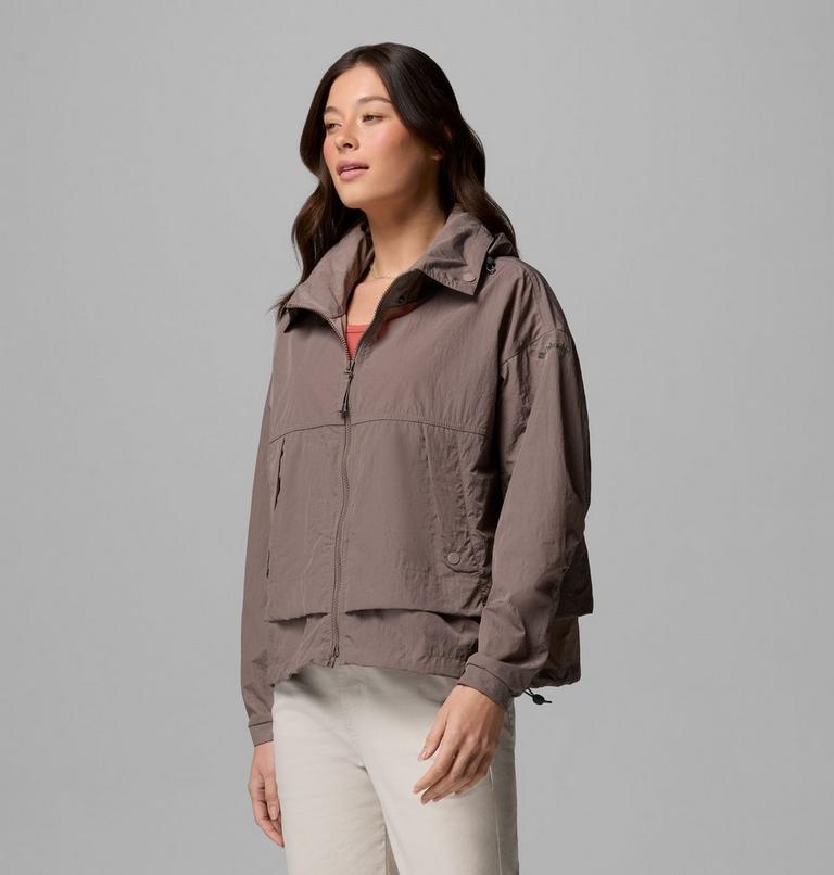 Women's Paracutie II Hooded Windbreaker, Color: Iron, image 4