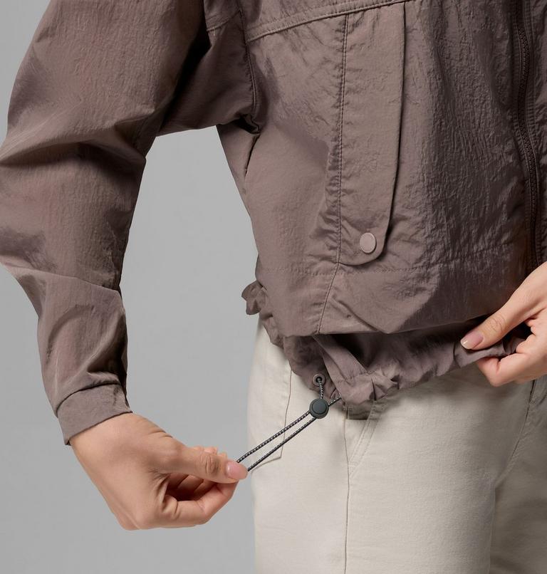 Women's Paracutie II Hooded Windbreaker, Color: Iron, image 10