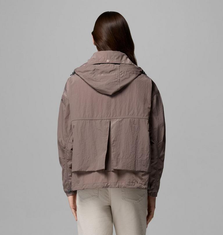 Women's Paracutie II Hooded Windbreaker, Color: Iron, image 3