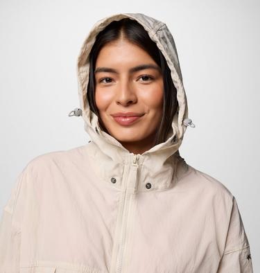 Women's Paracutie II Hooded Windbreaker, Color: Dark Stone, image 8