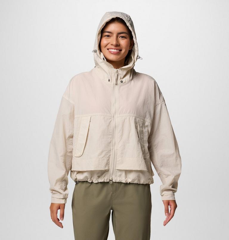 Cortavientos con capucha Paracutie II para mujer, Color: Dark Stone, image 7