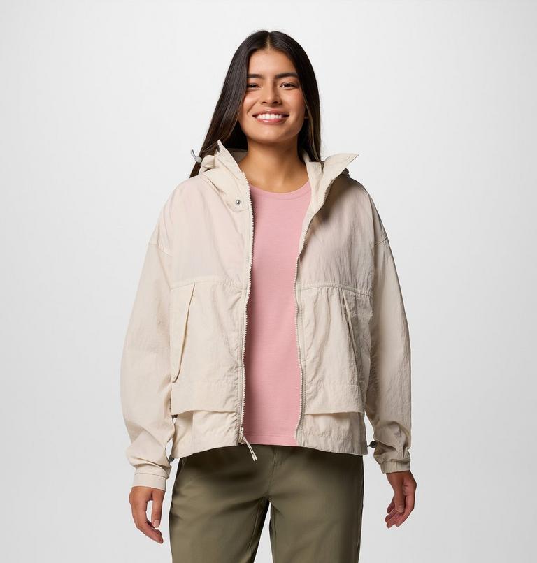 Cortavientos con capucha Paracutie II para mujer, Color: Dark Stone, image 8
