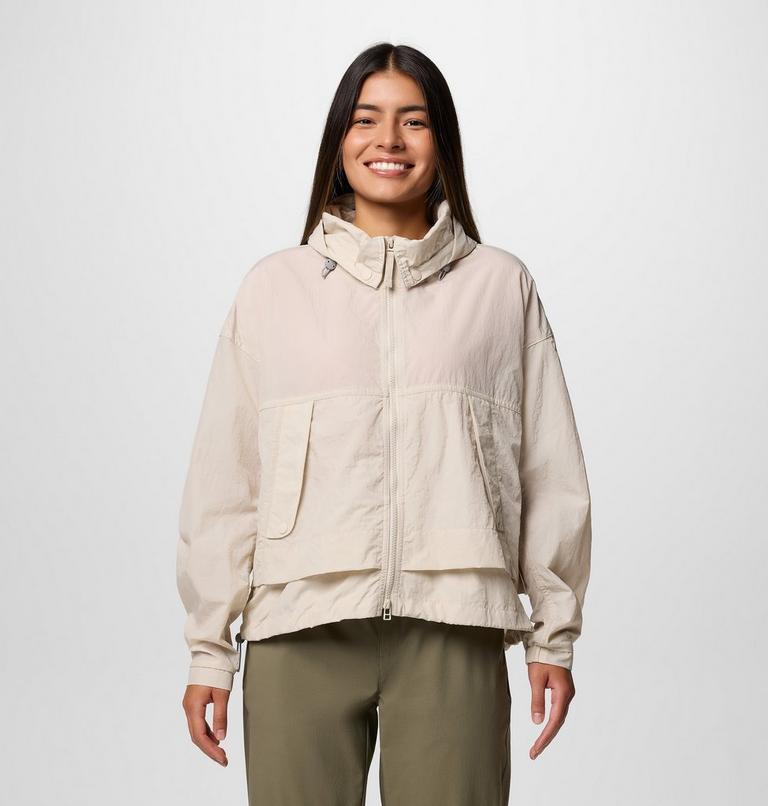 Women's Paracutie II Hooded Windbreaker, Color: Dark Stone, image 1