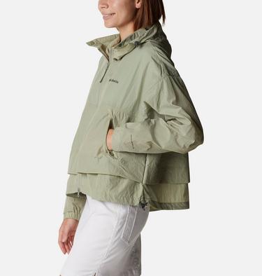 Women's Paracutie II Hooded Windbreaker, Color: Safari, image 3