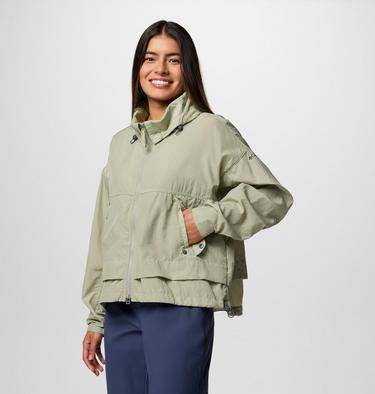 Women's Paracutie II Hooded Windbreaker, Color: Safari, image 4