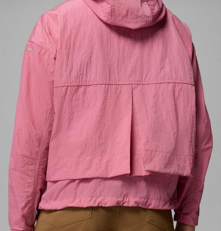 Women's Paracutie II Hooded Windbreaker, Color: Rosette, image 9