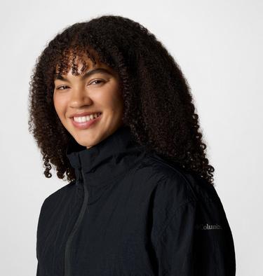 Women's Paracutie Cropped Cargo Windbreaker, Color: Black, image 8