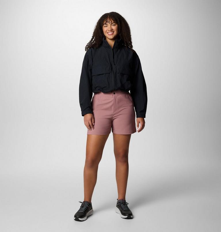 Women's Paracutie Cropped Cargo Windbreaker, Color: Black, image 7