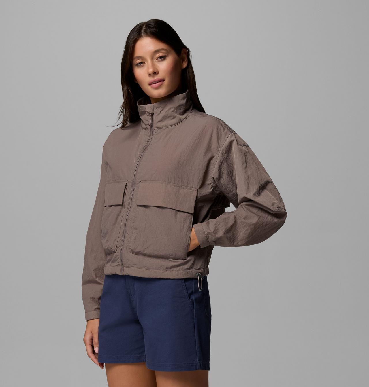 Women's Paracutie Cropped Cargo Windbreaker 4