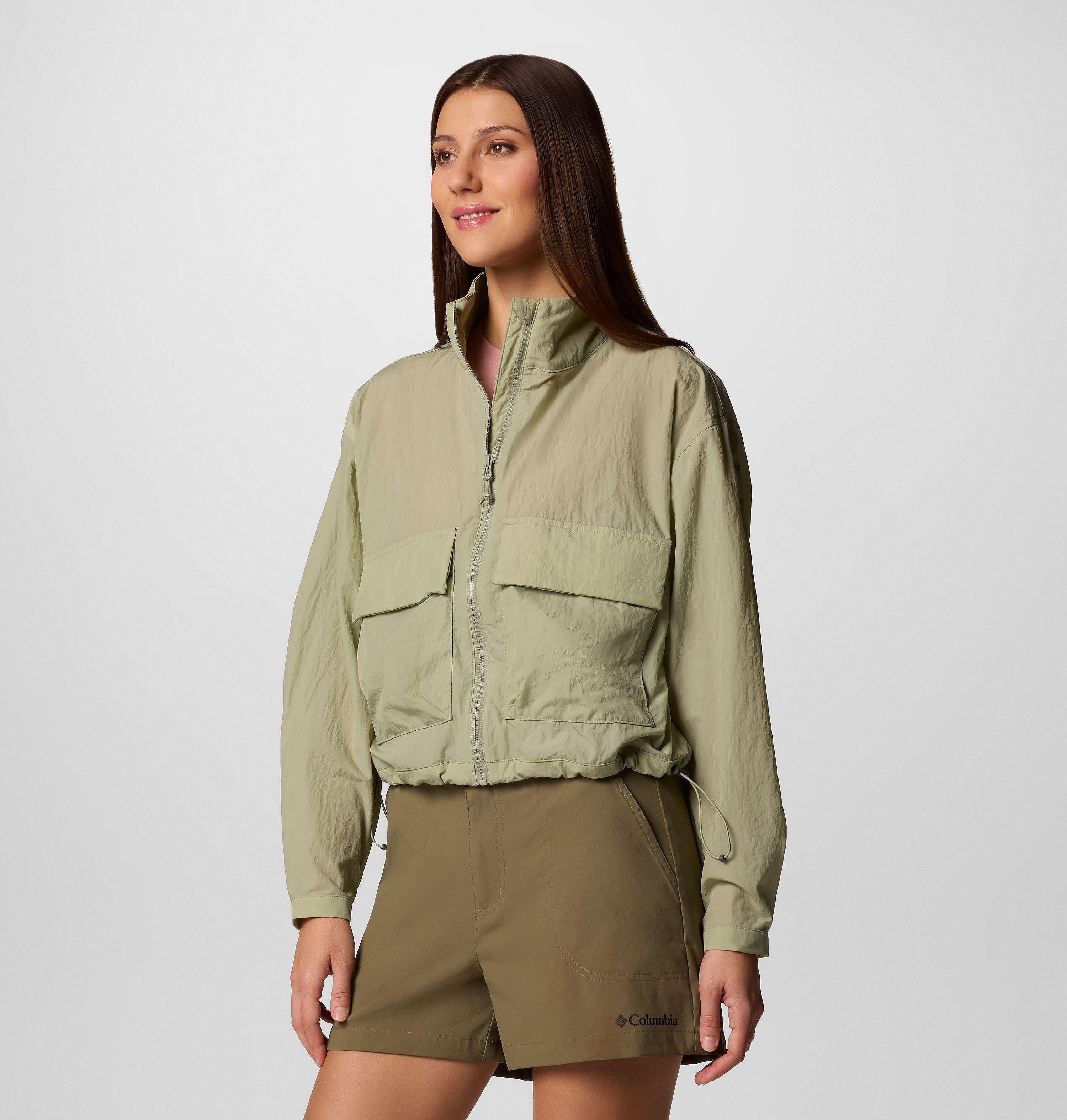 Women's Paracutie™ Cropped Cargo Windbreaker | 348 | S 3