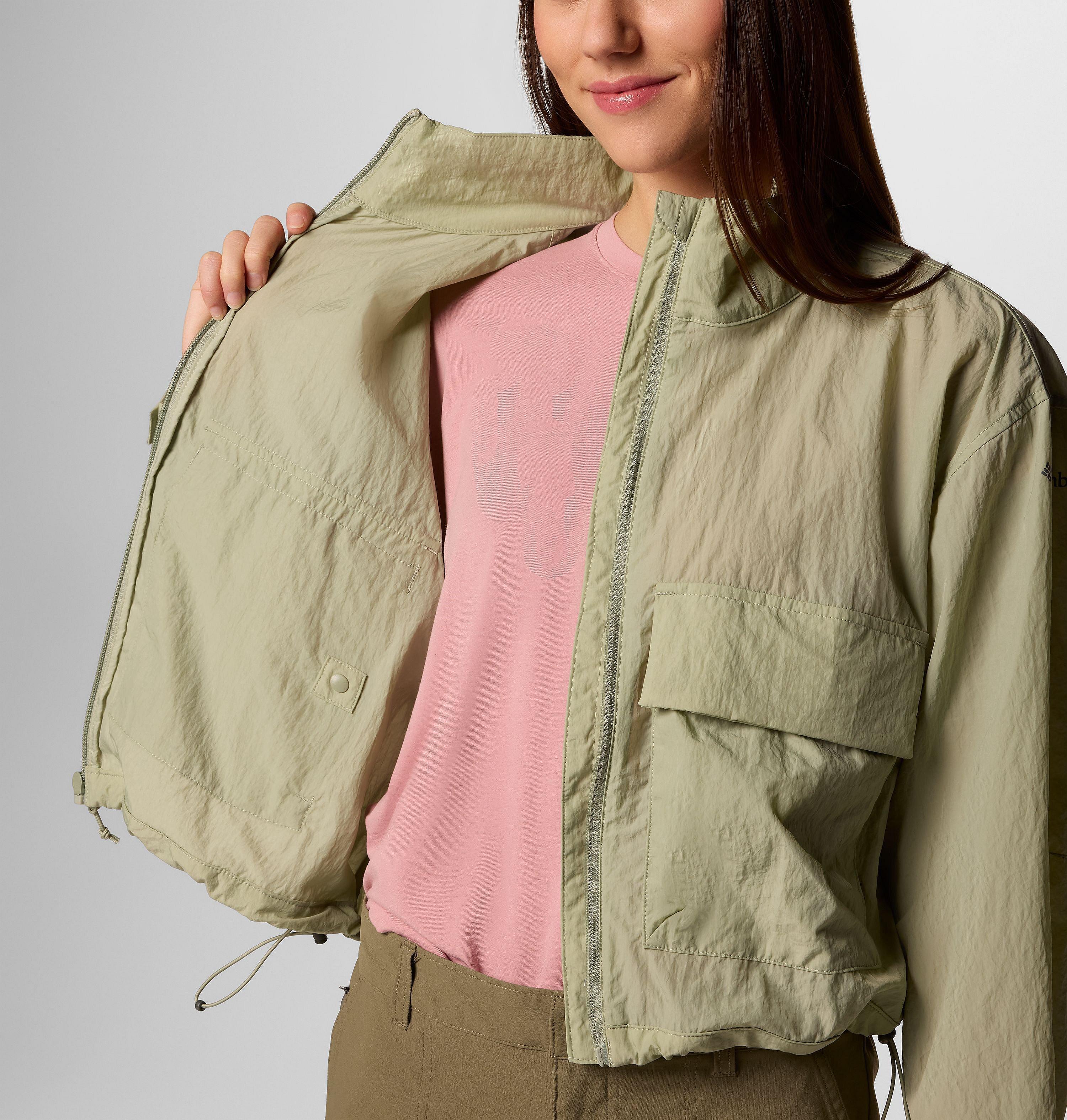 Women's Paracutie™ Cropped Cargo Windbreaker | 348 | S 5