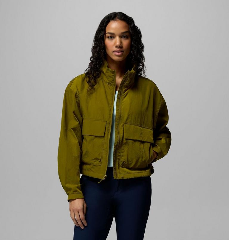 Paracutie gecroppter Cargo-Windbreaker f&uuml;r Frauen, Color: Mossy Green, image 5