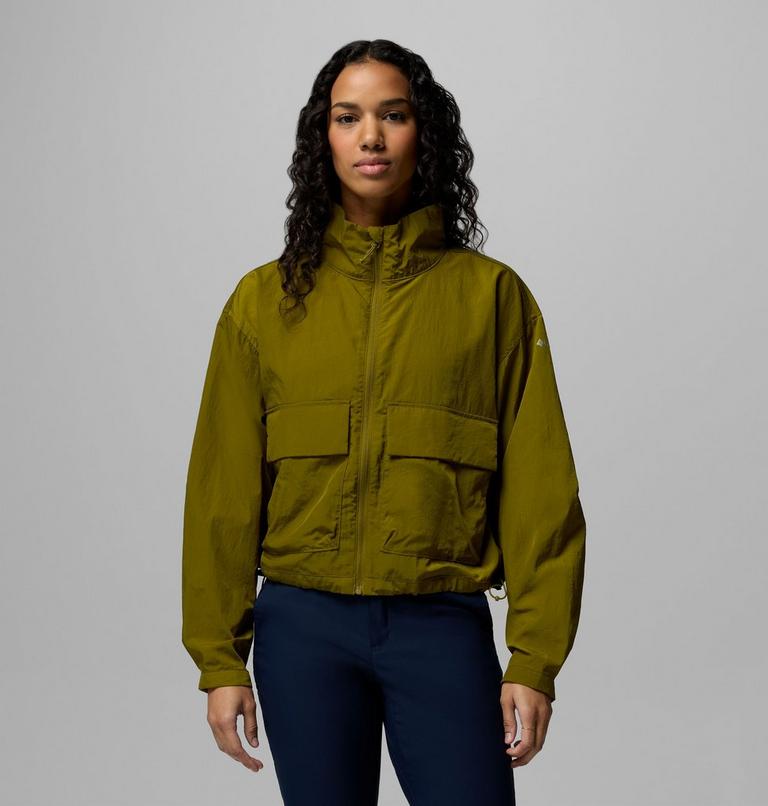 Paracutie gecroppter Cargo-Windbreaker f&uuml;r Frauen, Color: Mossy Green, image 1