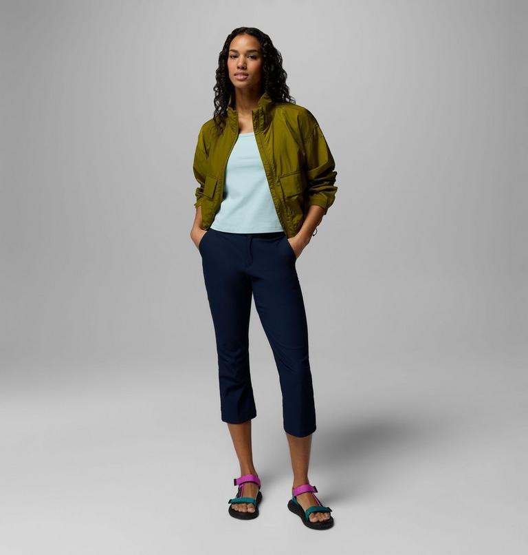 Paracutie gecroppter Cargo-Windbreaker f&uuml;r Frauen, Color: Mossy Green, image 2