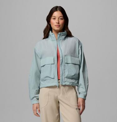 Paracutie gecroppter Cargo-Windbreaker f&uuml;r Frauen, Color: Crushed Blue, image 3