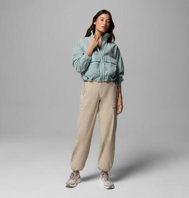 Paracutie gecroppter Cargo-Windbreaker f&uuml;r Frauen, Color: Crushed Blue, image 4