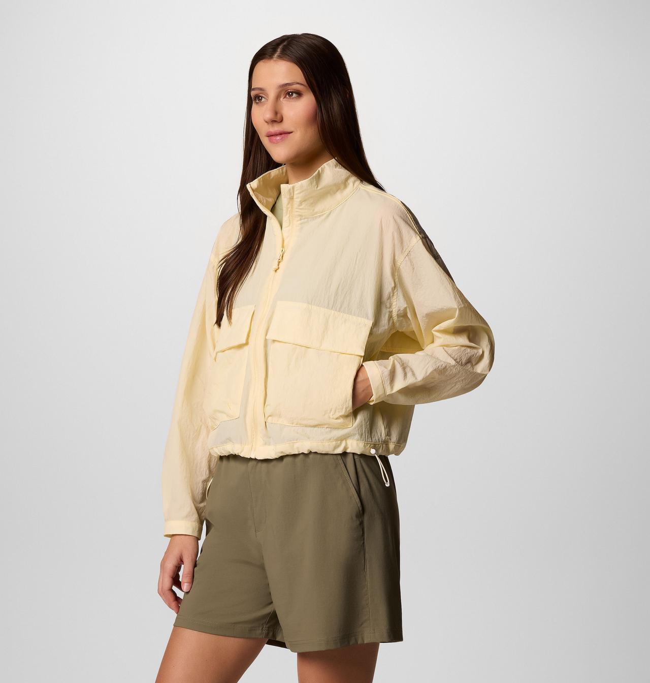 Women's Paracutie™ Cropped Cargo Windbreaker | 758 | M 3