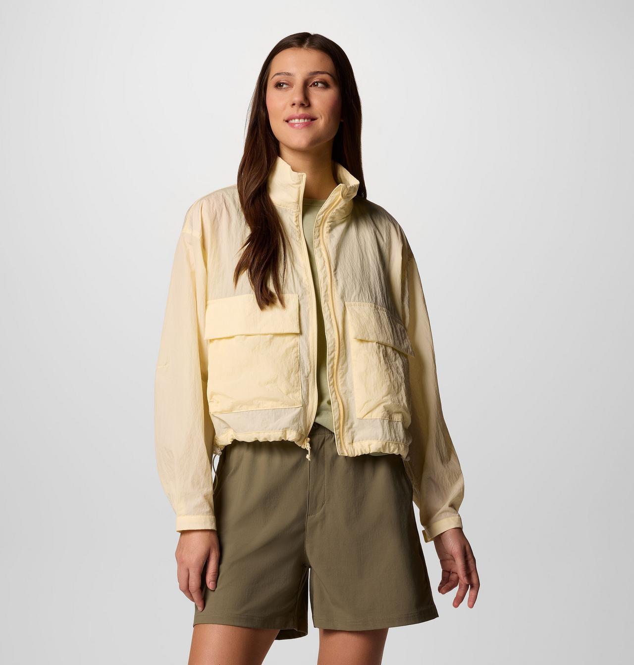 Women's Paracutie™ Cropped Cargo Windbreaker | 758 | M 5