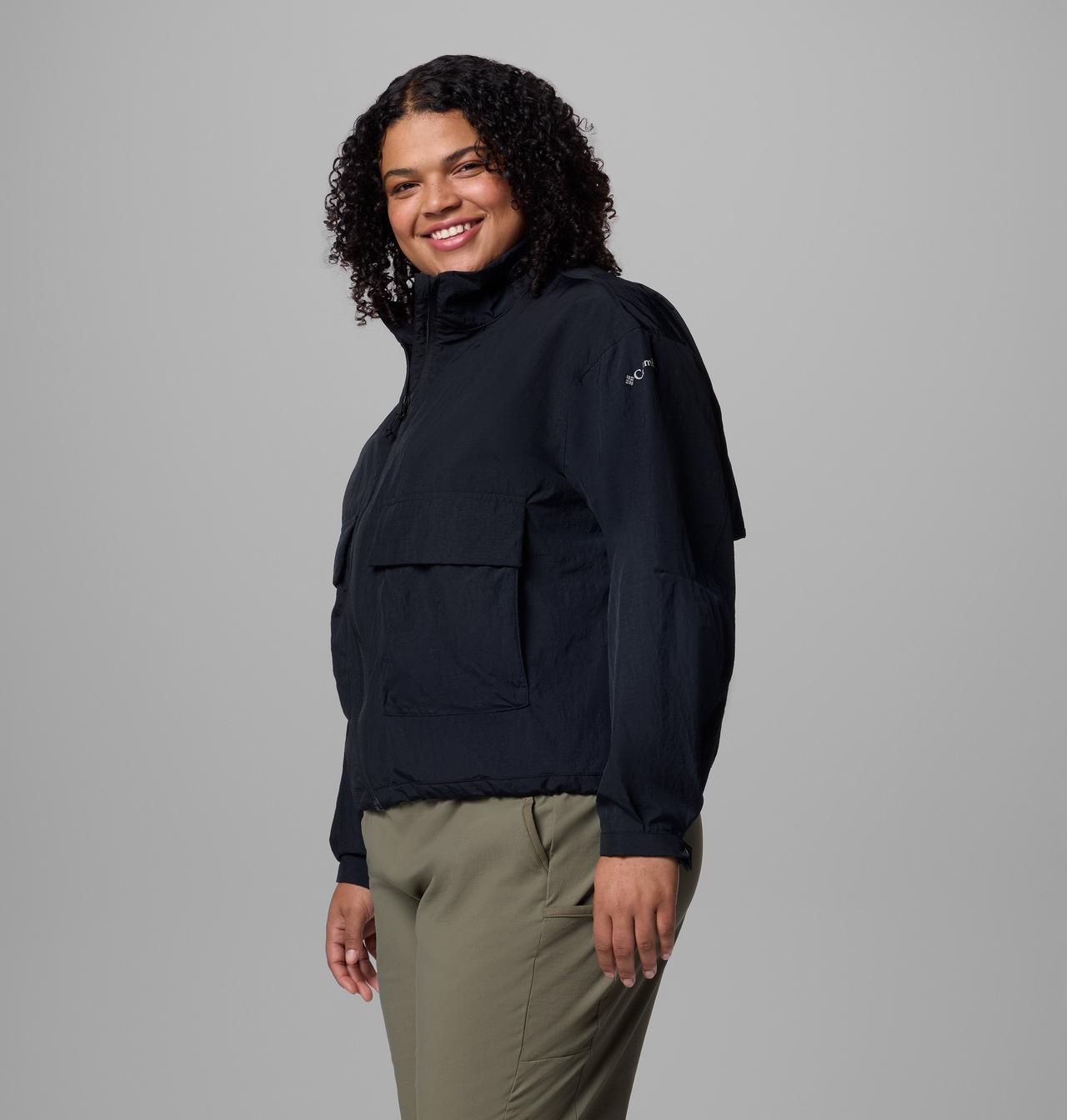 Women's Paracutie™ Cropped Cargo Windbreaker - Plus Size 3