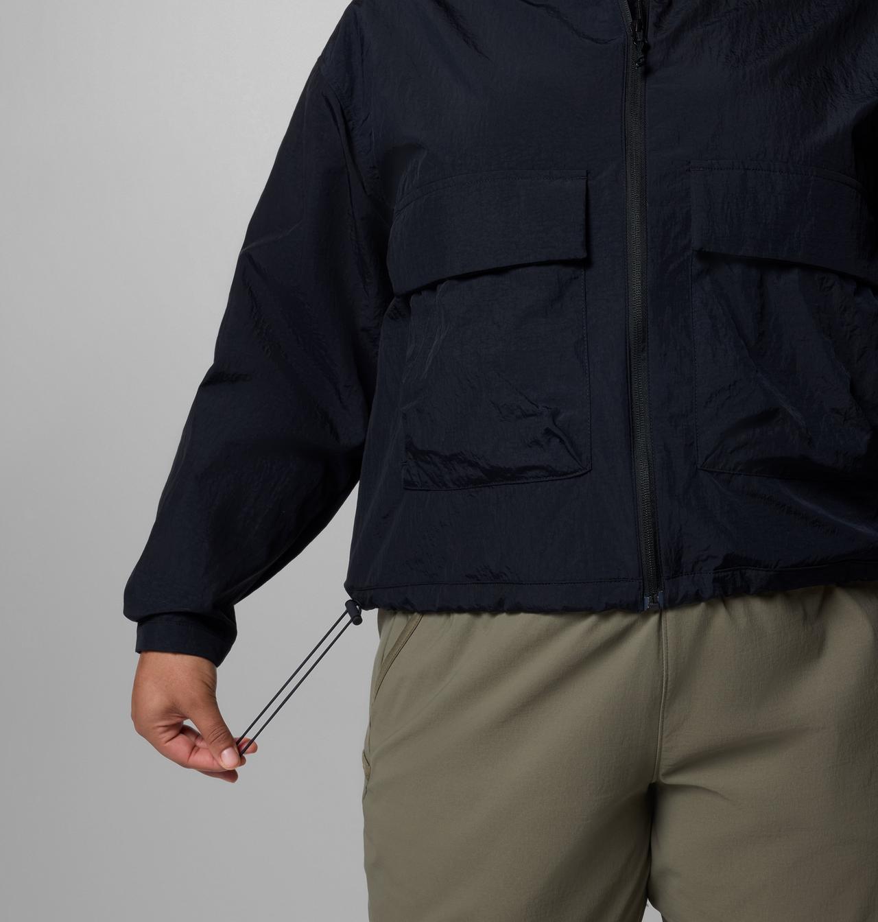 Women's Paracutie™ Cropped Cargo Windbreaker - Plus Size 5